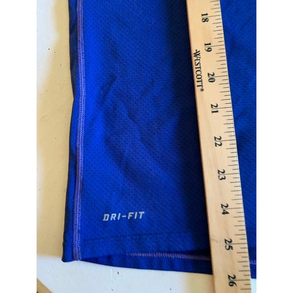 Men's Nike Dri-FIT Long Sleeve Shirt Size L Blue - Picture 9 of 9